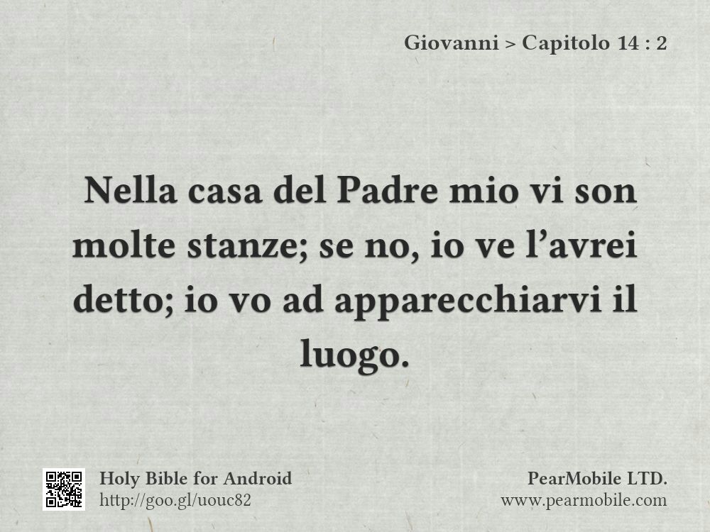 Giovanni, Capitolo 14:2